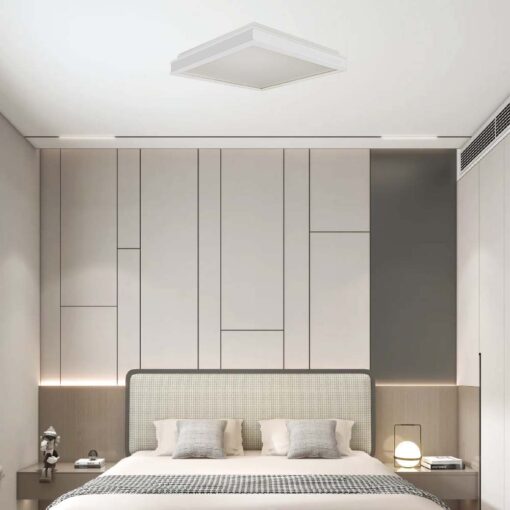 Πλαφονιέρα Οροφής LED Τετράγωνη 24W Λευκή 45x45cm V-TAC 2500lm Φυσικό Λευκό 4000K – 6993