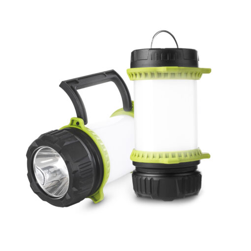 GloboStar® 69936 Φορητός Φακός Χειρός Κάμπινγκ LED Osram 10W με Επαναφορτιζόμενη Μπαταρία 2600mAh & Καλώδιο Φόρτισης USB – CCT – Θερμό Λευκό 2700K – Φυσικό Λευκό 4500K – Ψυχρό Λευκό 6000K & Κόκκινο – Φ10 x Υ17cm