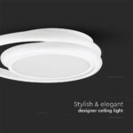 Φωτιστικό Οροφής LED 24W Λευκό V-TAC 2560lm Φυσικό Λευκό 4000K – 6995