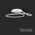 Φωτιστικό Οροφής LED 24W Λευκό V-TAC 2560lm Φυσικό Λευκό 4000K – 6997