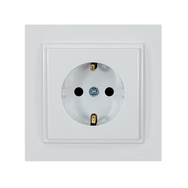 ΠΡΙΖΑ ΣΟΥΚΟ 16A ΛΕΥΚΗ ΚΟΥΜΠΩΤΟΣ ΜΕ ΠΑΙΔΙΚΗ ΠΡΟΣΤΑΣΙΑ EUROLAMP – 152-10132
