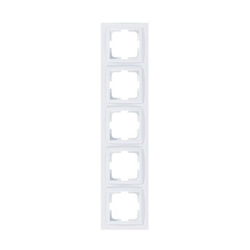 ΠΛΑΙΣΙΟ 5 ΘΕΣΕΩΝ ΛΕΥΚΟ EUROLAMP – 152-10184