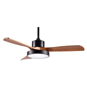 ΑΝΕΜΙΣΤΗΡΑΣ ΟΡΟΦΗΣ ΜΑΥΡΟ ΚΑΙ ΞΥΛΟ ΜΕ LED ΦΩΣ ΚΑΙ ΚΟΝΤΡΟΛ Φ122 DC 35W EUROLAMP – 300-25040