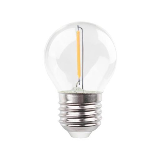 ΛΑΜΠΑ LED ΣΦΑΙΡΙΚΗ FILAMENT 1W E27 3000K 220-240V EUROLAMP – 147-78263