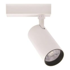 ΣΠΟΤ ΡΑΓΑΣ LED 2 ΓΡΑΜΜΩΝ 20W 4000K Φ70Χ160 ΛΕΥΚΟ PLUS EUROLAMP – 145-59050