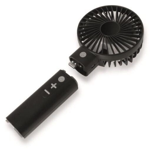 ΑΝΕΜΙΣΤΗΡΑΣ ΧΕΙΡΟΣ 4 ΣΕ 1 POWER BANK, ΗΧΕΙΟ BLUETOOTH, ΦΑΚΟΣ ΕΠΑΝΑΦΟΡΤΙΖΟΜΕΝΟΣ Φ10 ΜΑΥΡΟΣ EUROLAMP – 300-20521