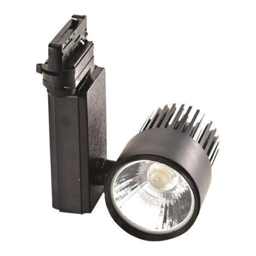 ΣΠΟΤ ΡΑΓΑΣ LED 4 ΓΡΑΜΜΩΝ 30W 4000K ΜΑΥΡΟ PLUS EUROLAMP – 145-59316