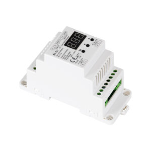 GloboStar® 70672 S1-D1 SKYDANCE AC Triac DMX Dimmer Din Rail Ράγας 1 Καναλιού AC 100-240V 1 x 2A 480W – Max 2A 480W – IP20 DMX512 Μ11.5 x Π5 x Υ6.5cm – 5 Years Warranty