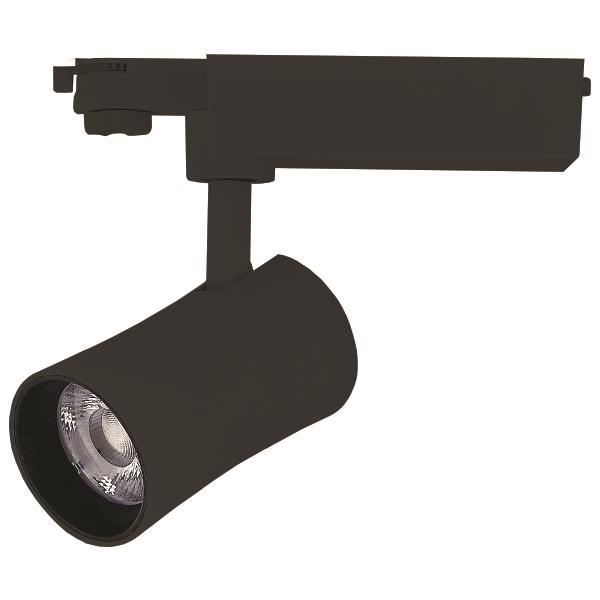 ΣΠΟΤ ΡΑΓΑΣ LED 30W 3000K 4 ΓΡΑΜΜΩΝ ΜΑΥΡΟ PLUS EUROLAMP – 145-59307