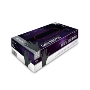 ΓΑΝΤΙΑ ΒΙΝΙΤΡΥΛΙΟ ΣΥΝΘΕΤΙΚΑ ΜΙΑΣ ΧΡΗΣΗΣ ΧΩΡΙΣ ΠΟΥΔΡΑ ΜΑΥΡΑ ΜΕΓΕΘΟΣ XLARGE 100ΤΕΜ EUROLAMP – 147-90993