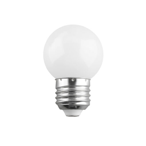 GloboStar® S-40005 Λάμπα LED E27 G45 Γλομπάκι 2W 130lm 260° AC 220-240V IP20 Φ4.5 x Υ6.9cm Ψυχρό Λευκό 6000K – 2 Χρόνια Εγγύηση