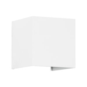 GloboStar® AXIS-S 60566 Φωτιστικό Τοίχου – Απλίκα Αρχιτεκτονικού Φωτισμού Εσωτερικού/Εξωτερικού Χώρου Up & Down LED 10W 1250lm 10 έως 60° AC 220-240V Αδιάβροχο IP65 Μ10 x Π10 x Υ10cm – Ψυχρό Λευκό 6000K – Λευκό – Bridgelux Chip – 3 Χρόνια Εγγύηση