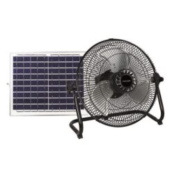 ΑΝΕΜΙΣΤΗΡΑΣ ΔΑΠΕΔΟΥ ΜΕΤΑΛΛΙΚΟΣ Φ37 15W ΕΠΑΝΑΦΟΡΤΙΖΟΜΕΝΟΣ ΜΕ ΗΛΙΑΚΟ ΠΑΝΕΛ EUROLAMP – 300-21505