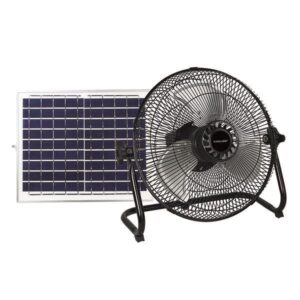 ΑΝΕΜΙΣΤΗΡΑΣ ΔΑΠΕΔΟΥ ΜΕΤΑΛΛΙΚΟΣ Φ37 15W ΕΠΑΝΑΦΟΡΤΙΖΟΜΕΝΟΣ ΜΕ ΗΛΙΑΚΟ ΠΑΝΕΛ EUROLAMP – 300-21505