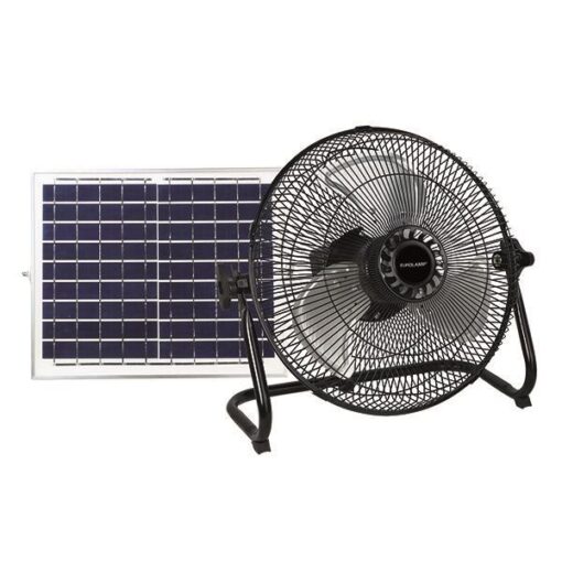 ΑΝΕΜΙΣΤΗΡΑΣ ΔΑΠΕΔΟΥ ΜΕΤΑΛΛΙΚΟΣ Φ37 15W ΕΠΑΝΑΦΟΡΤΙΖΟΜΕΝΟΣ ΜΕ ΗΛΙΑΚΟ ΠΑΝΕΛ EUROLAMP – 300-21505