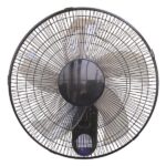 ΑΝΕΜΙΣΤΗΡΑΣ ΤΟΙΧΟΥ ΜΑΥΡΟΣ ΜΕ ΚΟΝΤΡΟΛ Φ44,5 65W EUROLAMP 147-29342