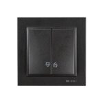 ΜΠΟΥΤΟΝ ΡΟΛΛΩΝ ΜΑΥΡΟΣ EUROLAMP – 152-10312