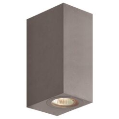 ΑΠΛΙΚΑ ΤΟΙΧΟΥ UP-DOWN ΤΕΤΡΑΓΩΝΗ GU10 IP54 ΓΡΑΦΙΤΗΣ EUROLAMP 145-82077