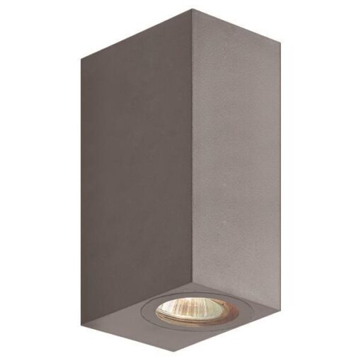 ΑΠΛΙΚΑ ΤΟΙΧΟΥ UP-DOWN ΤΕΤΡΑΓΩΝΗ GU10 IP54 ΓΡΑΦΙΤΗΣ EUROLAMP 145-82077
