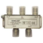 ΔΙΑΚΛΑΔΩΤΗΣ TV ΜΕΤΑΛΛΙΚΟΣ ΤΥΠΟΥ F 1/4 EUROLAMP 147-10122