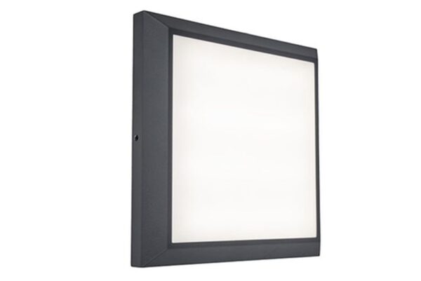 Lutec Helena Φωτιστικό Οροφής Εξωτερικού Χώρου Σκούρο Γκρι Χρώμα LED 1500lm 4000K IP54 – 5102101118