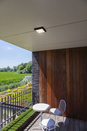 Lutec Helena Φωτιστικό Οροφής Εξωτερικού Χώρου Σκούρο Γκρι Χρώμα LED 1500lm 4000K IP54 – 5102101118