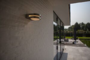 Lutec Fancy Επιτοίχιο Φωτιστικό Εξωτερικού Χώρου Inox LED 600lm 3000K IP54 – 5102501001