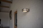 Lutec Fancy Επιτοίχιο Φωτιστικό Εξωτερικού Χώρου Inox LED 600lm 3000K IP54 – 5102501001