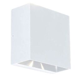 Lutec Gemini Beams Επιτοίχιο Φωτιστικό Εξωτερικού Χώρου Up&Down  LED 10W 3000K Λευκού Χρώματος IP54 – 5104003032