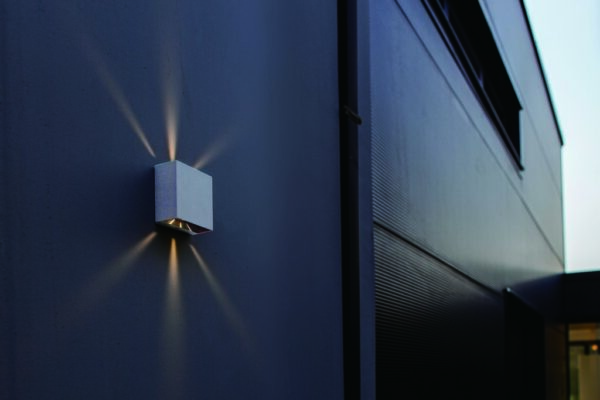 Lutec Gemini Beams Επιτοίχιο Φωτιστικό Εξωτερικού Χώρου Up&Down  LED 10W 3000K Λευκού Χρώματος IP54 – 5104003032