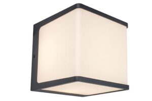 Lutec Doblo Επιτοίχιο Φωτιστικό Εξωτερικού Χώρου Σκούρο Γκρι Χρώμα LED 1600lm 3000K IP54 – 5105001125