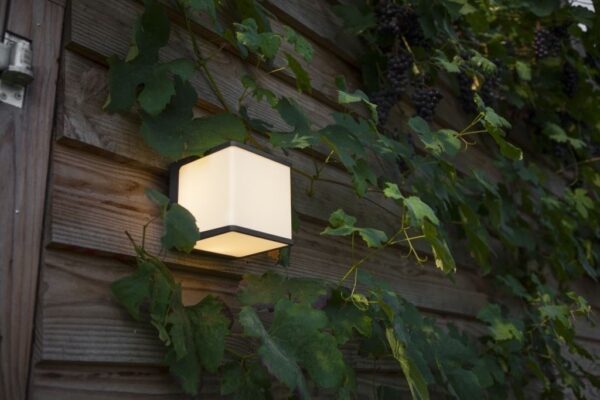 Lutec Doblo Επιτοίχιο Φωτιστικό Εξωτερικού Χώρου Σκούρο Γκρι Χρώμα LED 1600lm 3000K IP54 – 5105001125