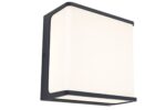 Lutec Doblo Επιτοίχιο Φωτιστικό Εξωτερικού Χώρου Σκούρο Γκρι Χρώμα LED 1600lm 4000K IP54 – 5105003125