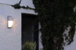 Lutec City Φωτιστικό Τοίχου Εξωτερικού Χώρου E27  Σκούρο Γκρι IP44 – 5183601118