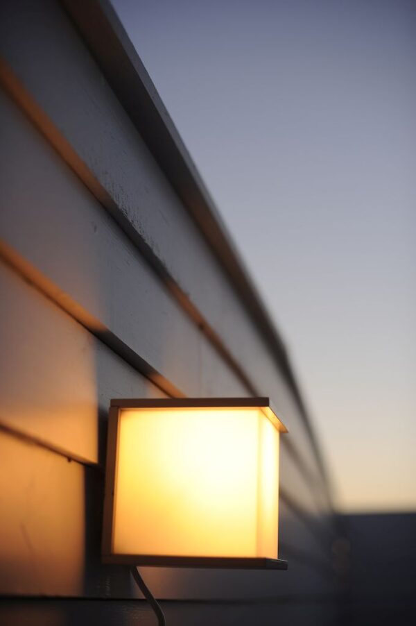 Lutec Box Cube  Square Φωτιστικό Τοίχου Εξωτερικού Χώρου Σκούρο Γκρι E27 IP44 – 5184601118