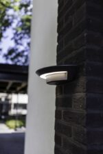 Lutec Ghost Small Oval Φωτιστικό Τοίχου Εξωτερικού Χώρου Σκούρο Γκρι LED 360lm 4000K IP54 – 5188003118