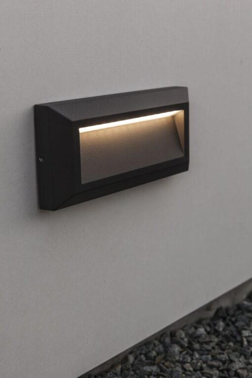 Lutec Helena Frame  Εξωτερικού Χώρου Led Φωτιστικό Τοίχου  Σκούρο Γκρι LED   400 lm IP54 4000K – 5191602118