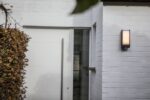 Lutec Qubo Επιτοίχιο Φωτιστικό Εξωτερικού Χώρου Με Ανιχνευτή Κίνησης Σκούρο Γκρι Χρώμα LED 800lm 3000K IP54 – 5193002118