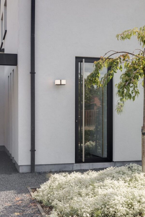 Lutec Cuba Φωτιστικό Τοίχου Εξωτερικού Χώρου Σκούρο Γκρι LED 1000lm 3000K IP54 – 5193801118