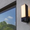Lutec Cuba Επιτοίχιο Φωτιστικό Εξωτερικού Χώρου Led Με Camera Με Ανιχνευτή Κίνησης Σκούρο Γκρι Connect LED Dimmable 1000lm 2700-6500K IP44 – 5193812118
