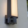 Lutec Cuba Επιτοίχιο Φωτιστικό Εξωτερικού Χώρου Led Με Camera Με Ανιχνευτή Κίνησης Σκούρο Γκρι Connect LED Dimmable 1000lm 2700-6500K IP44 – 5193812118