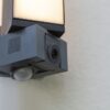 Lutec Cuba Επιτοίχιο Φωτιστικό Εξωτερικού Χώρου Led Με Camera Με Ανιχνευτή Κίνησης Σκούρο Γκρι Connect LED Dimmable 1000lm 2700-6500K IP44 – 5193812118