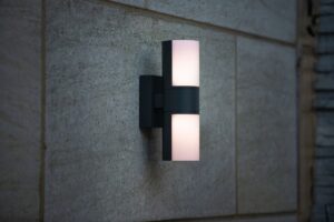 Lutec Cyra Φωτιστικό Τοίχου Εξωτερικού Χώρου Σκούρο Γκρι Περιστρεφόμενο LED 1000lm 3000K IP54 – 5198101118