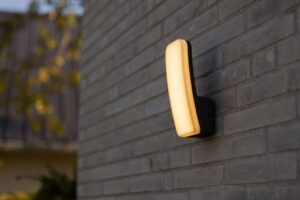 Lutec ZELNA LED Φωτιστικό Τοίχου Σκούρο Γκρι 3000K Θερμό IP54 – 5203301345