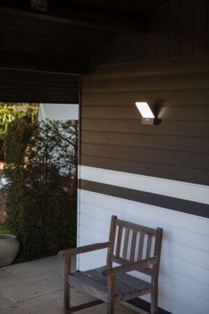 Lutec Pano Εξωτερικού Χώρου Led Φωτιστικό Τοίχου Σκούρο Γκρι LED 1200lm 3000-5000 Dimmable IP54 – 5289001118