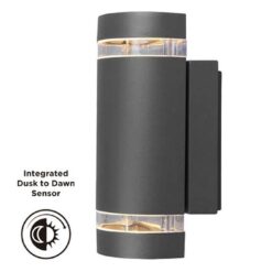 Lutec Focus Εξωτερικού Χώρου Led Φωτιστικό Τοίχου Gu10 Μαύρο LED IP44 – 5604023012