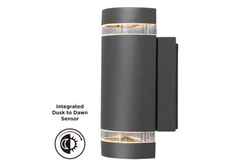 Lutec Focus Εξωτερικού Χώρου Led Φωτιστικό Τοίχου Gu10 Μαύρο LED IP44 – 5604023012
