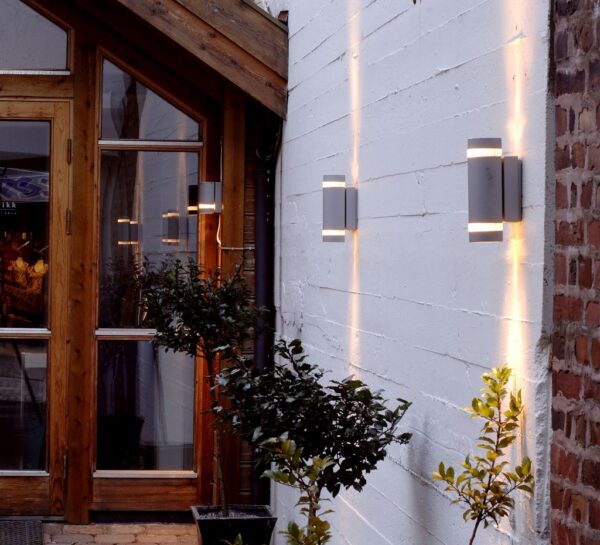 Lutec Focus Εξωτερικού Χώρου Led Φωτιστικό Τοίχου Gu10 Μαύρο LED IP44 – 5604023012