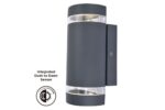 Lutec Focus Επιτοίχιο Φωτιστικό Εξωτερικού Χώρου 1xGu10 Σκούρο Γκρι IP44  – 5604023118