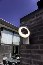 Lutec Meridian  Small Φωτιστικό Τοίχου Εξωτερικού Χώρου Σκούρο Γκρι LED 800lm 3000K IP54 – 5616302118
